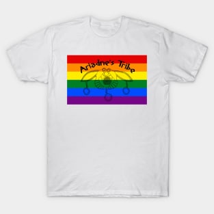 Ariadne's Tribe Rainbow Flag Logo T-Shirt